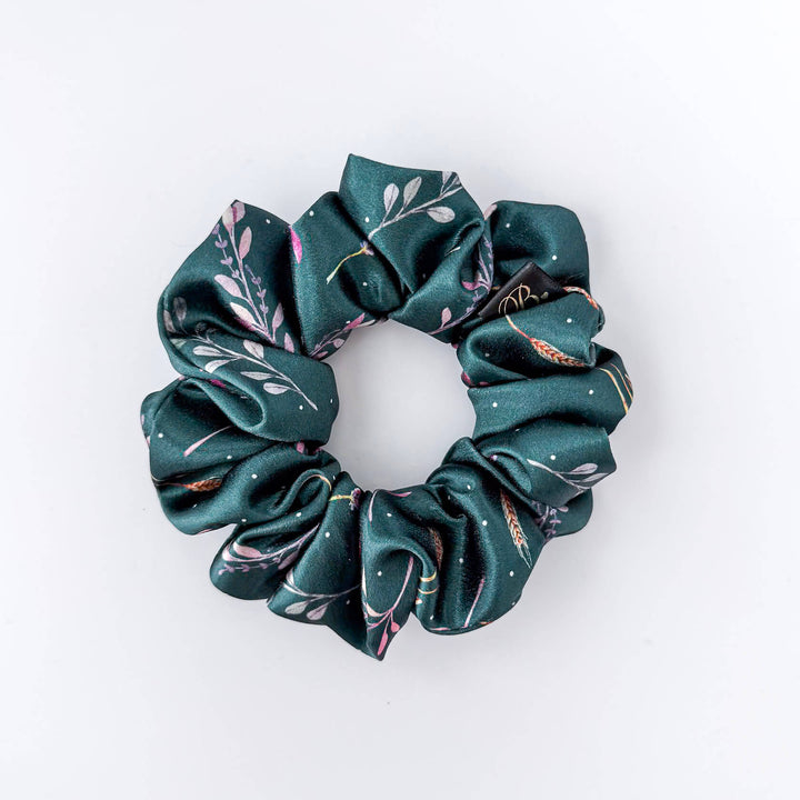 Moonlit Garden Satin Scrunchie