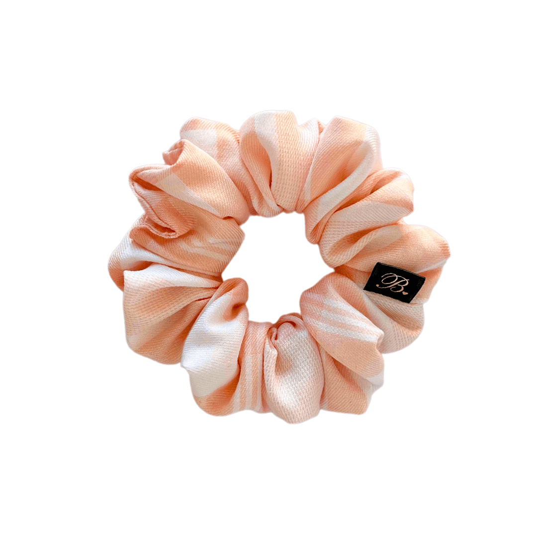 Blush Plaid Classic Scrunchie