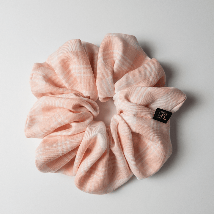 Blush Plaid XL Scrunchie