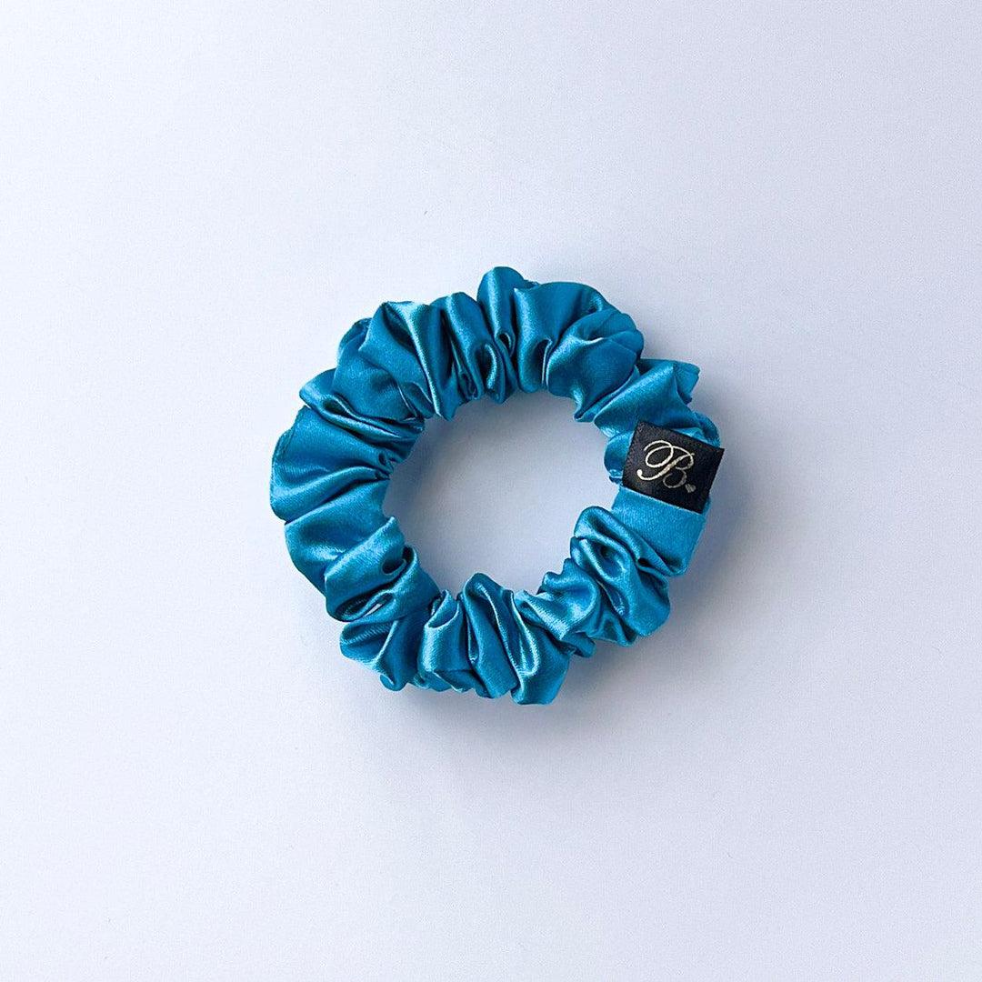 Ocean Silky Satin Scrunchie