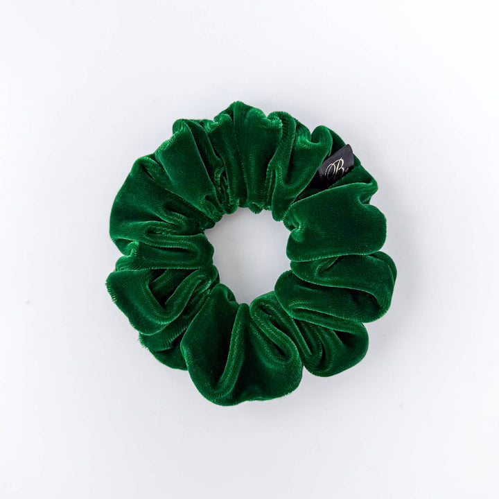 Green Microvelvet Scrunchie