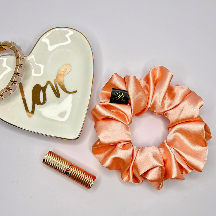 Classic Satin Scrunchie - Peachy