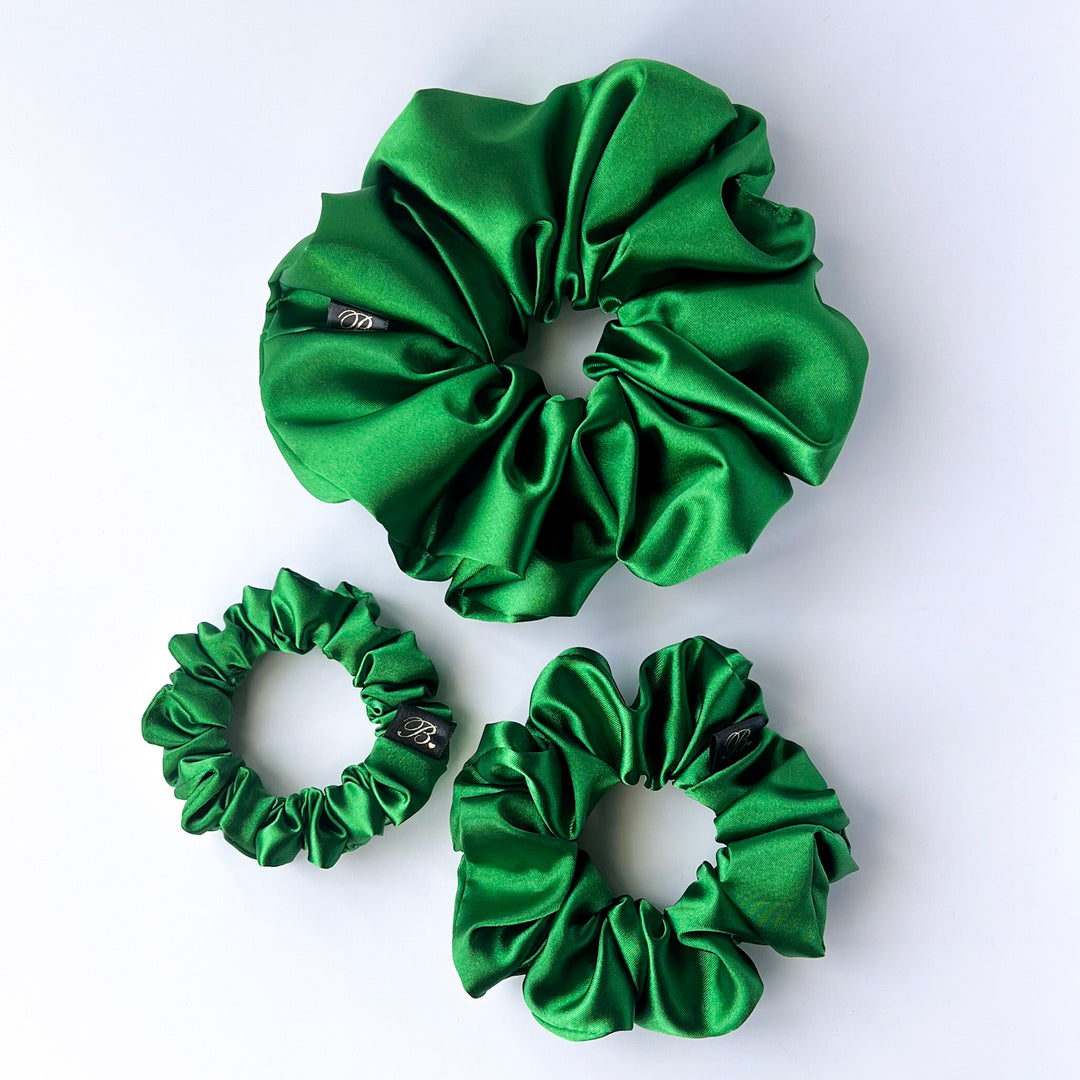 Emerald Classic Scrunchie