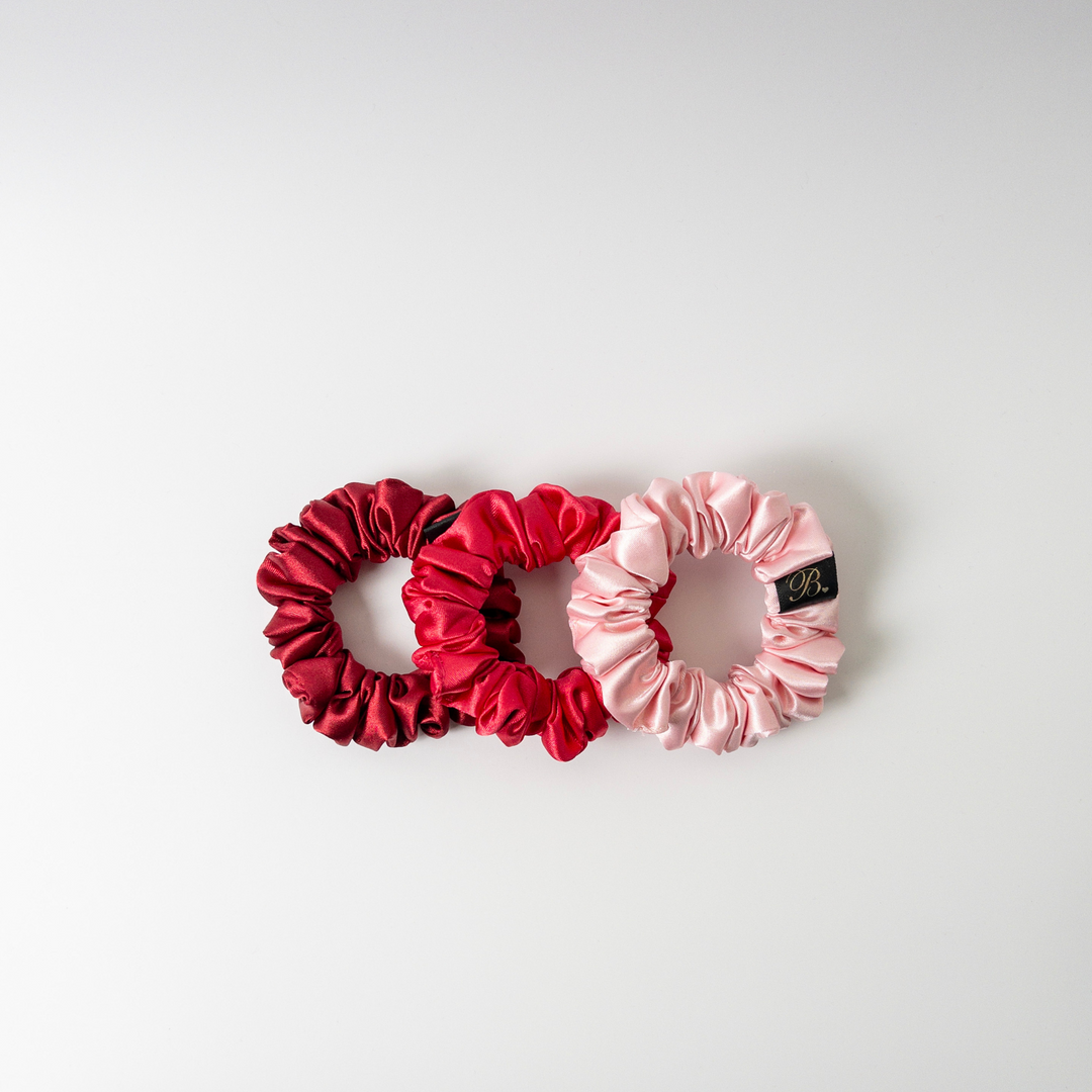 Assorted Mini Scrunchies, Set of 3