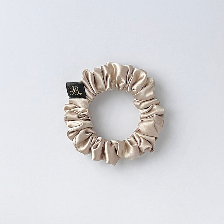 Champagne Mini Scrunchie