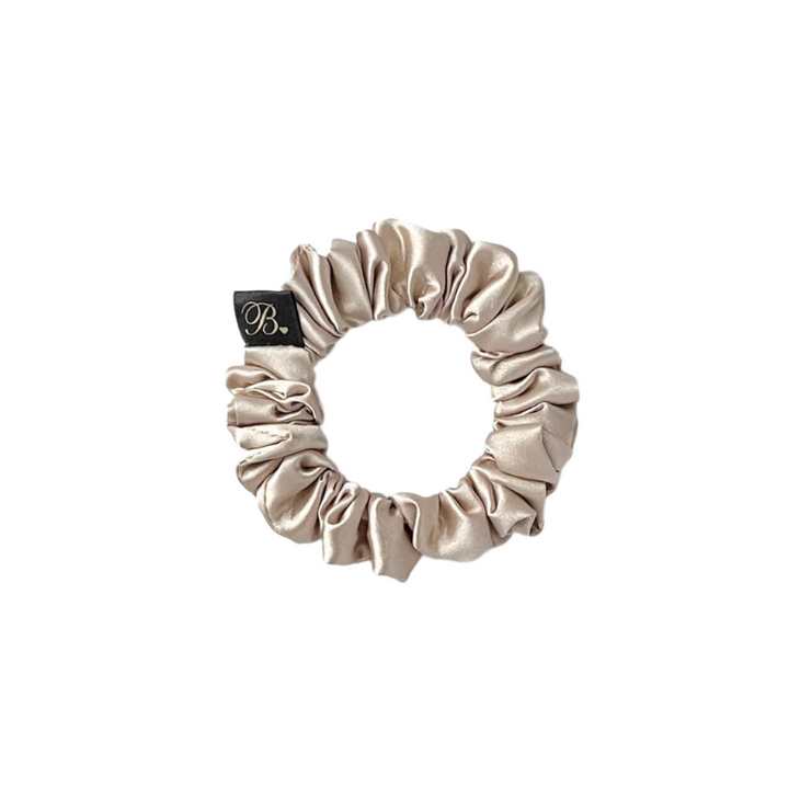 Champagne Mini Scrunchie