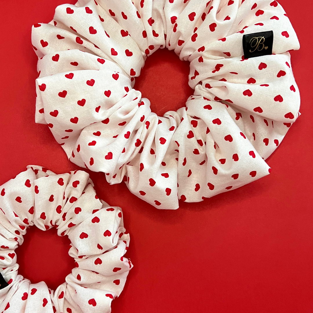 Dainty Heart Scrunchie