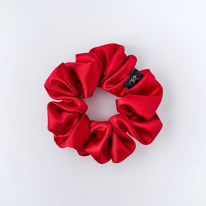 Ruby Silky Satin Scrunchie