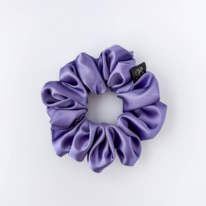 Amethyst Silky Satin Scrunchie