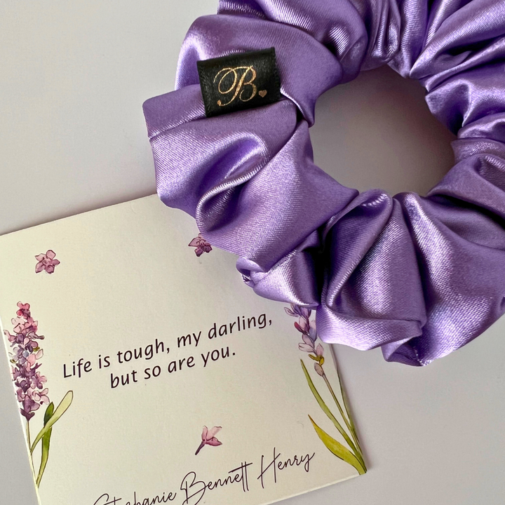 Amethyst Classic Scrunchie