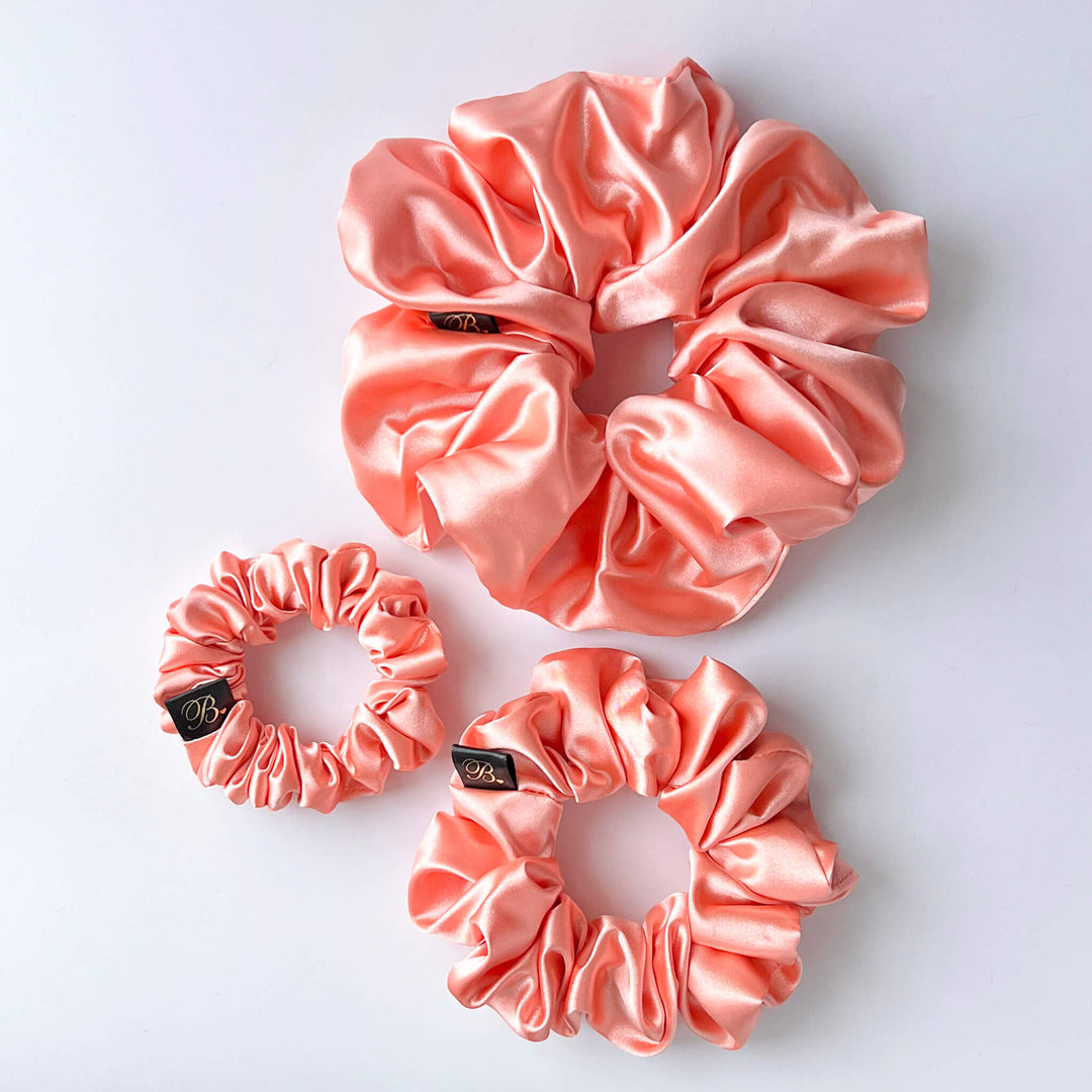 Peach Mini Scrunchie