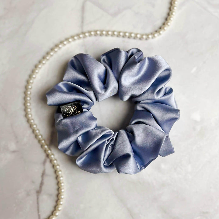 Celeste Satin Scrunchie