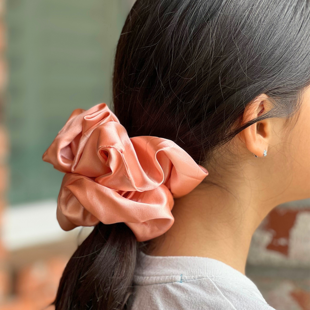 Peach XL Scrunchie