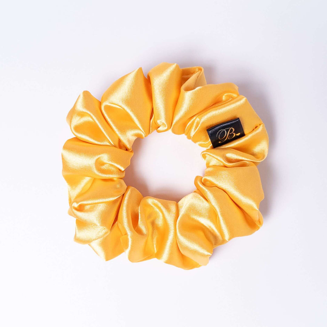 Satin Scrunchie in Sunflower