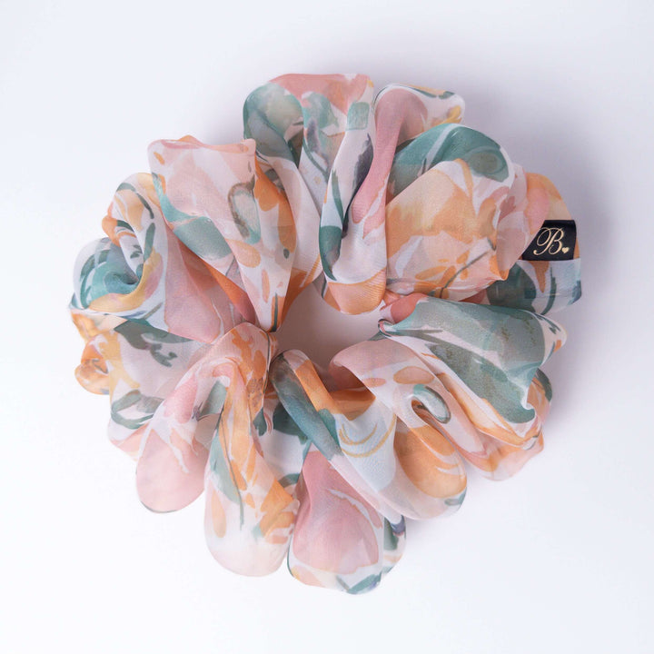 XL Organza Scrunchie in Summer Breeze