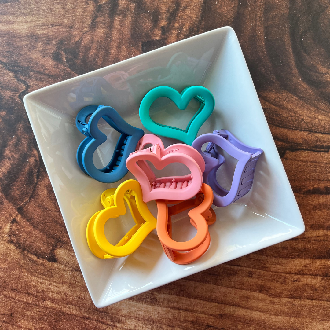 Heart Hair Claw Clip