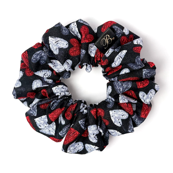 Heart Noire Scrunchie