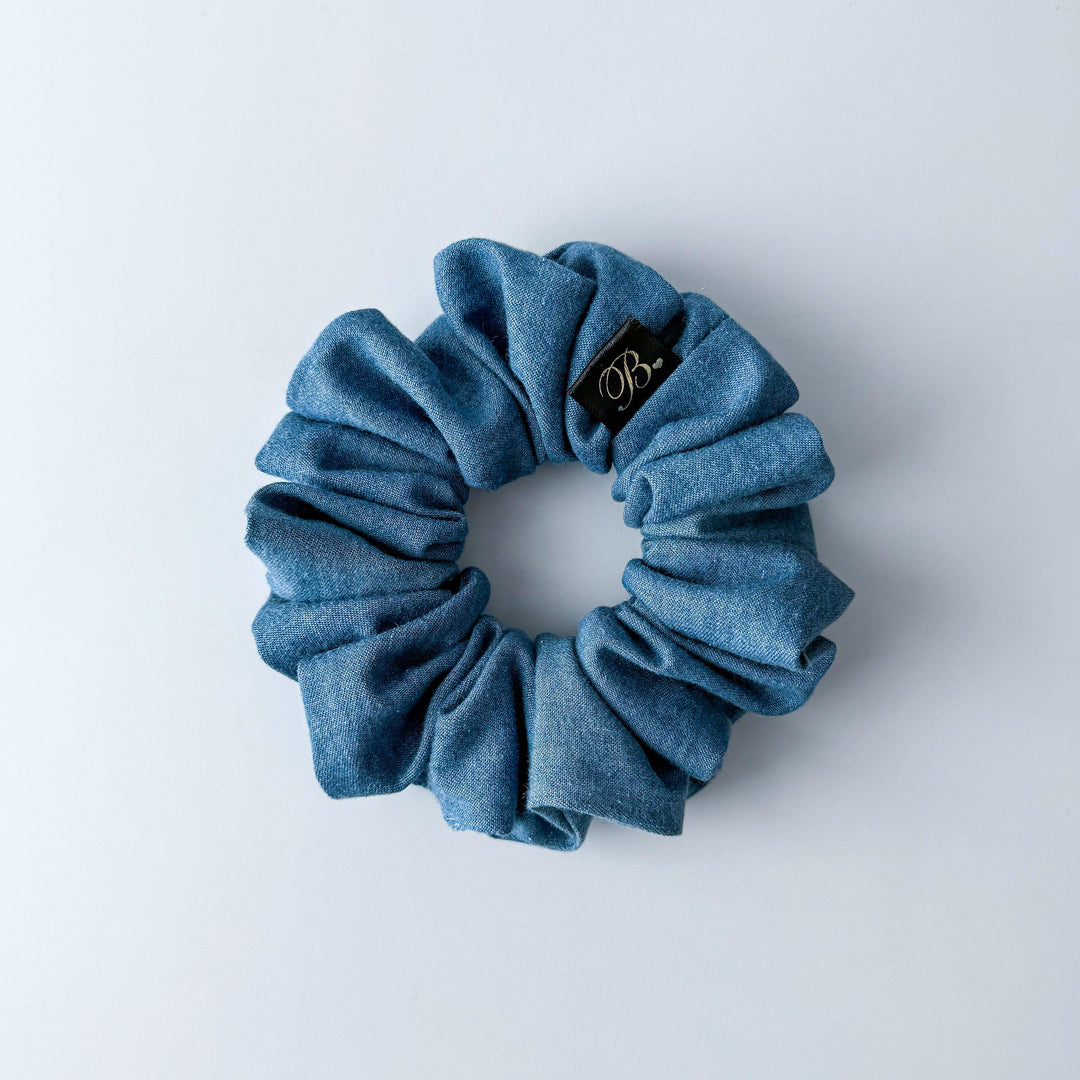 Denim Scrunchie in Favorite Jeans