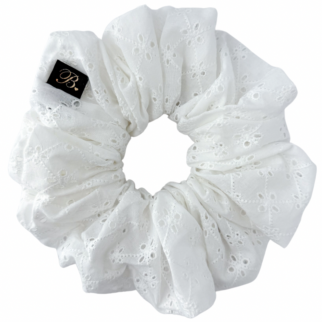 Cotton Eyelet XL Scrunchie