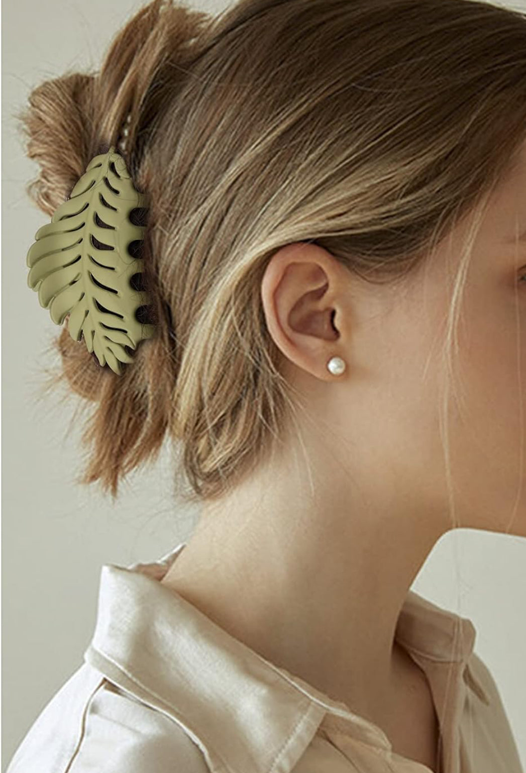 Leaf Hair Claw Clip