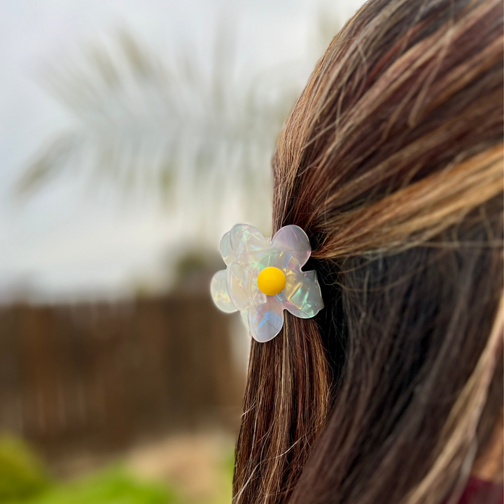 Daisy Hair Claw Clip