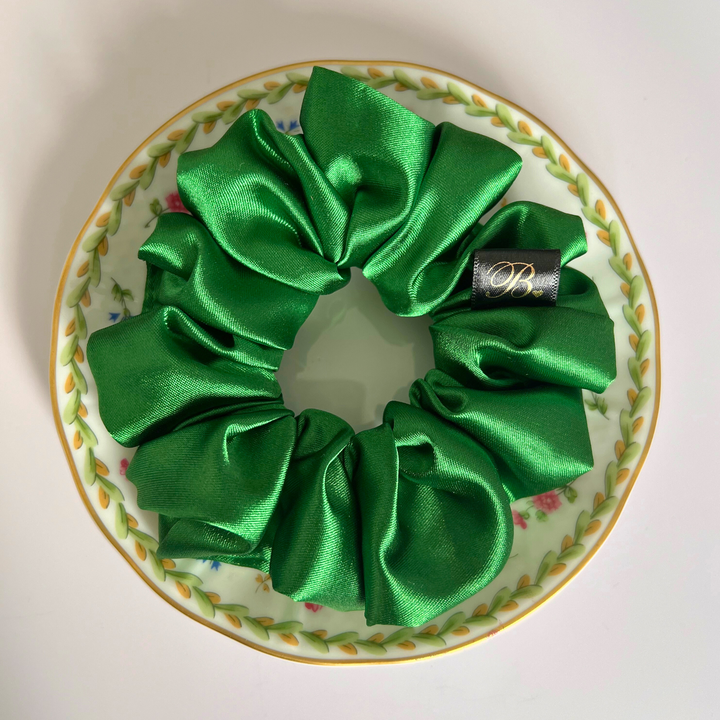 Emerald Classic Scrunchie