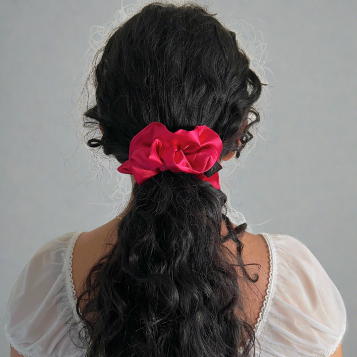 Hot Pink Classic Scrunchie