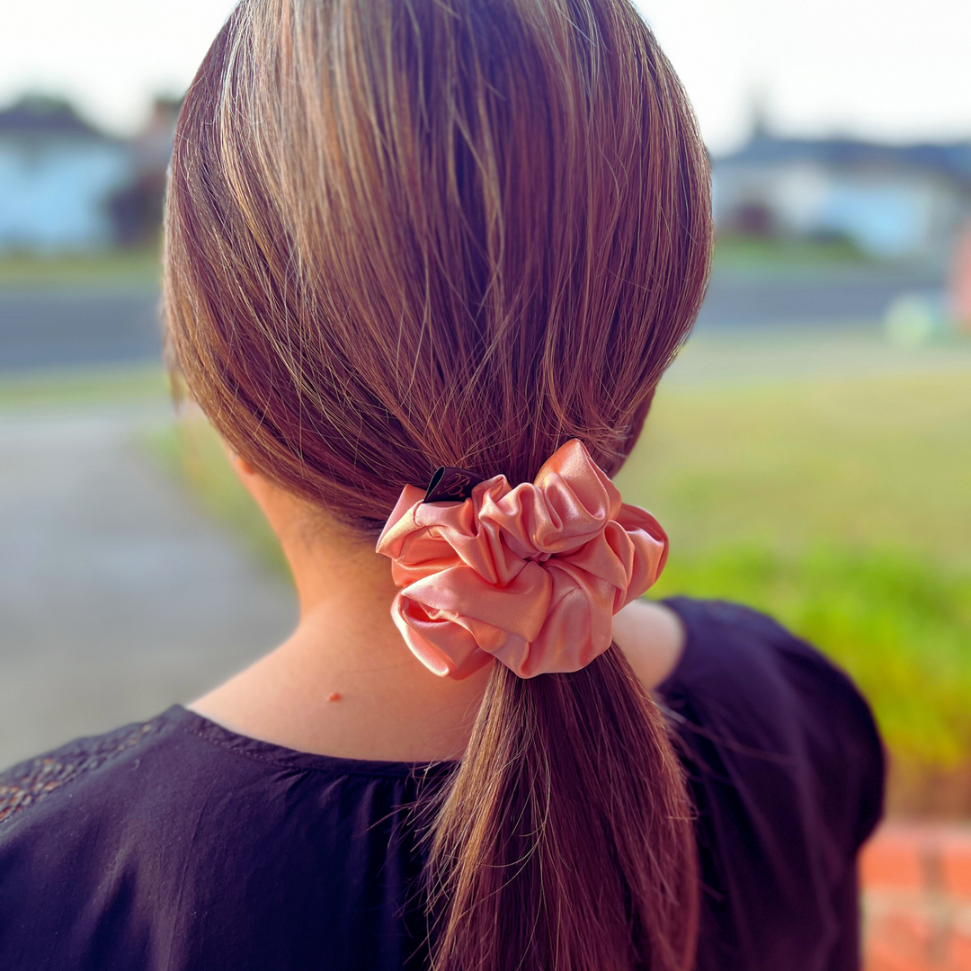 Peach Classic Scrunchie