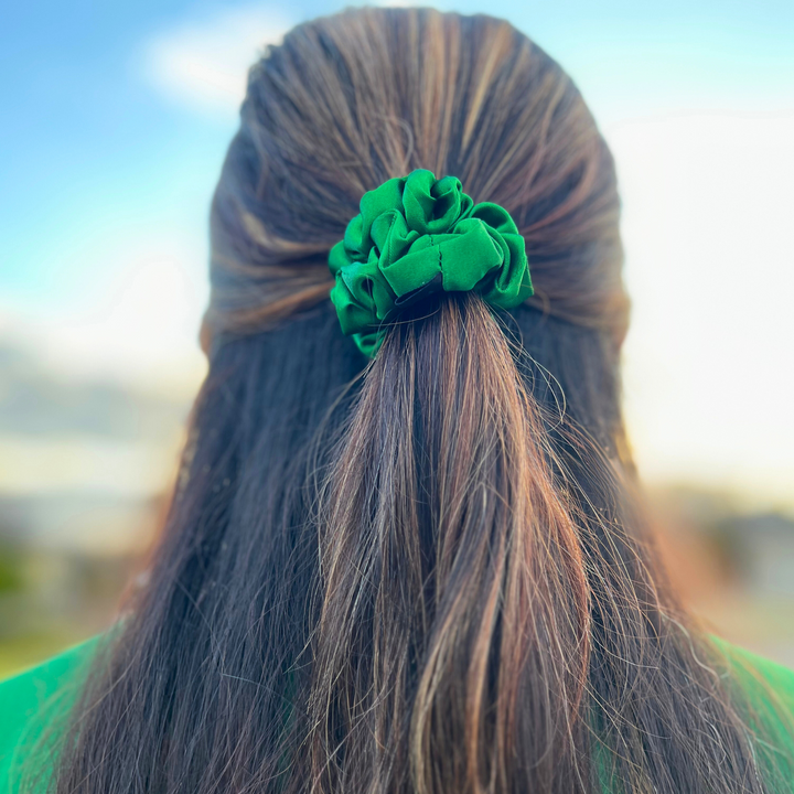 Emerald Mini Scrunchie