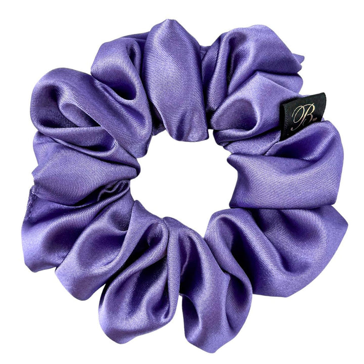 Amethyst Silky Satin Scrunchie